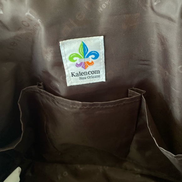 Kalencom diaper bag, brown/gold - Picture 7 of 13